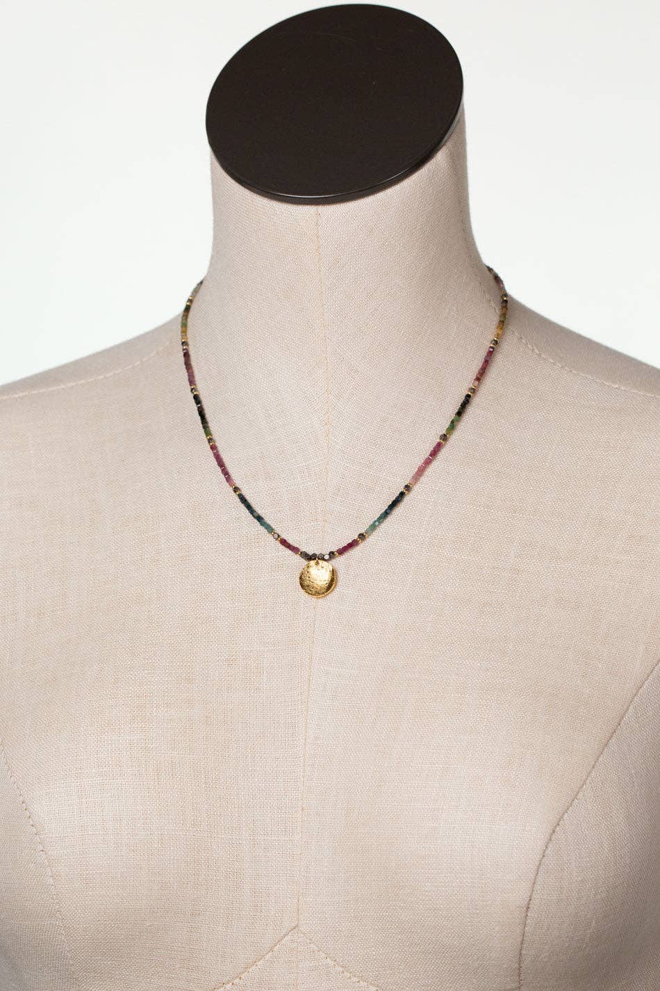 Tourmaline 16.5-18.5" Necklace