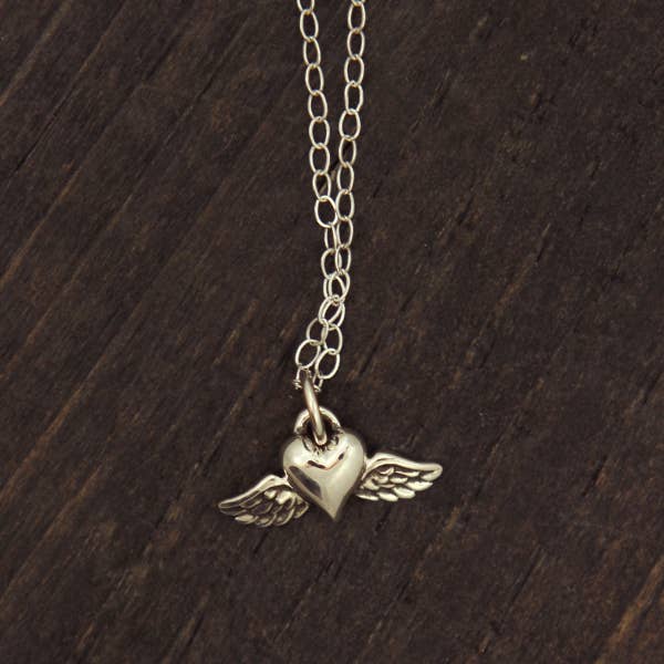 Your Wings Were Ready Necklace (sterling silver)