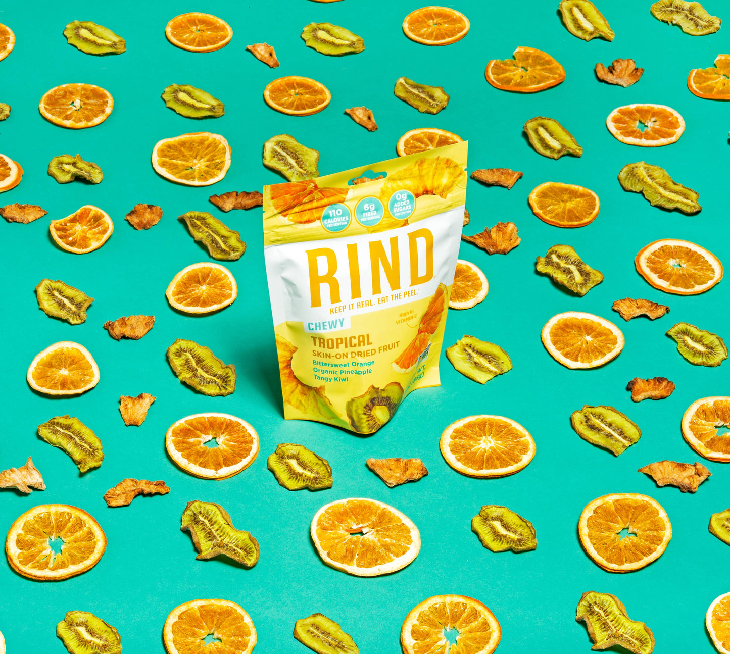 Tropical Blend, Skin-on Dried Fruit - 3oz