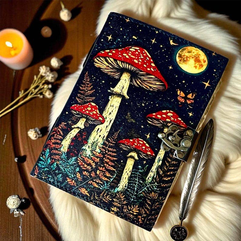 Vintage Mushroom Journal