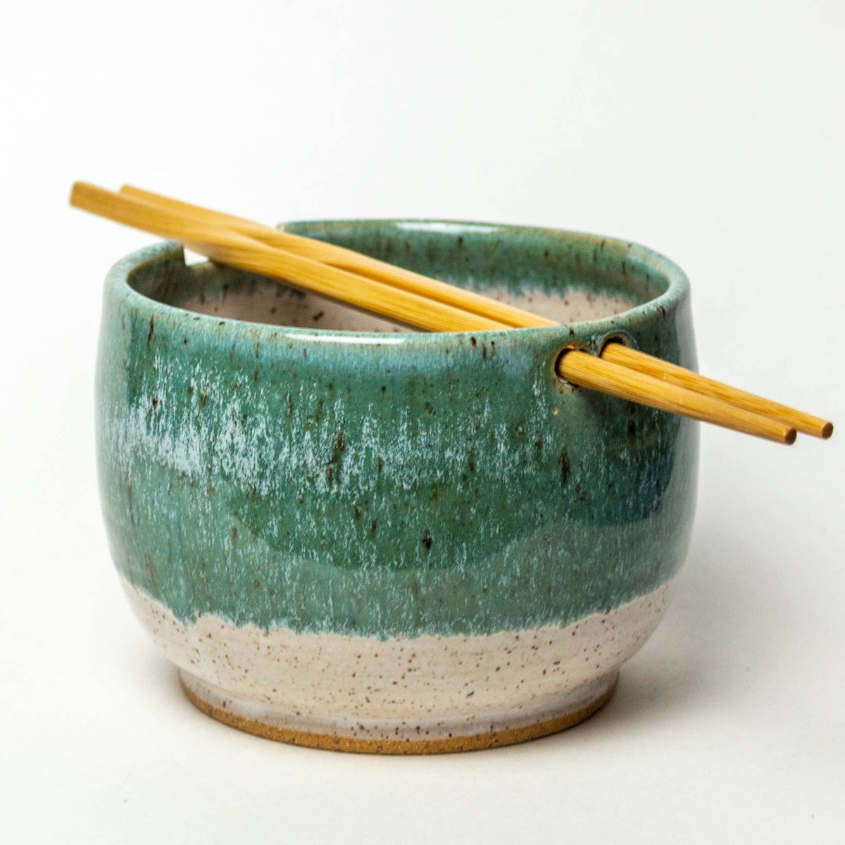 Handmade Stoneware Clay Rice/Noodle Bowl