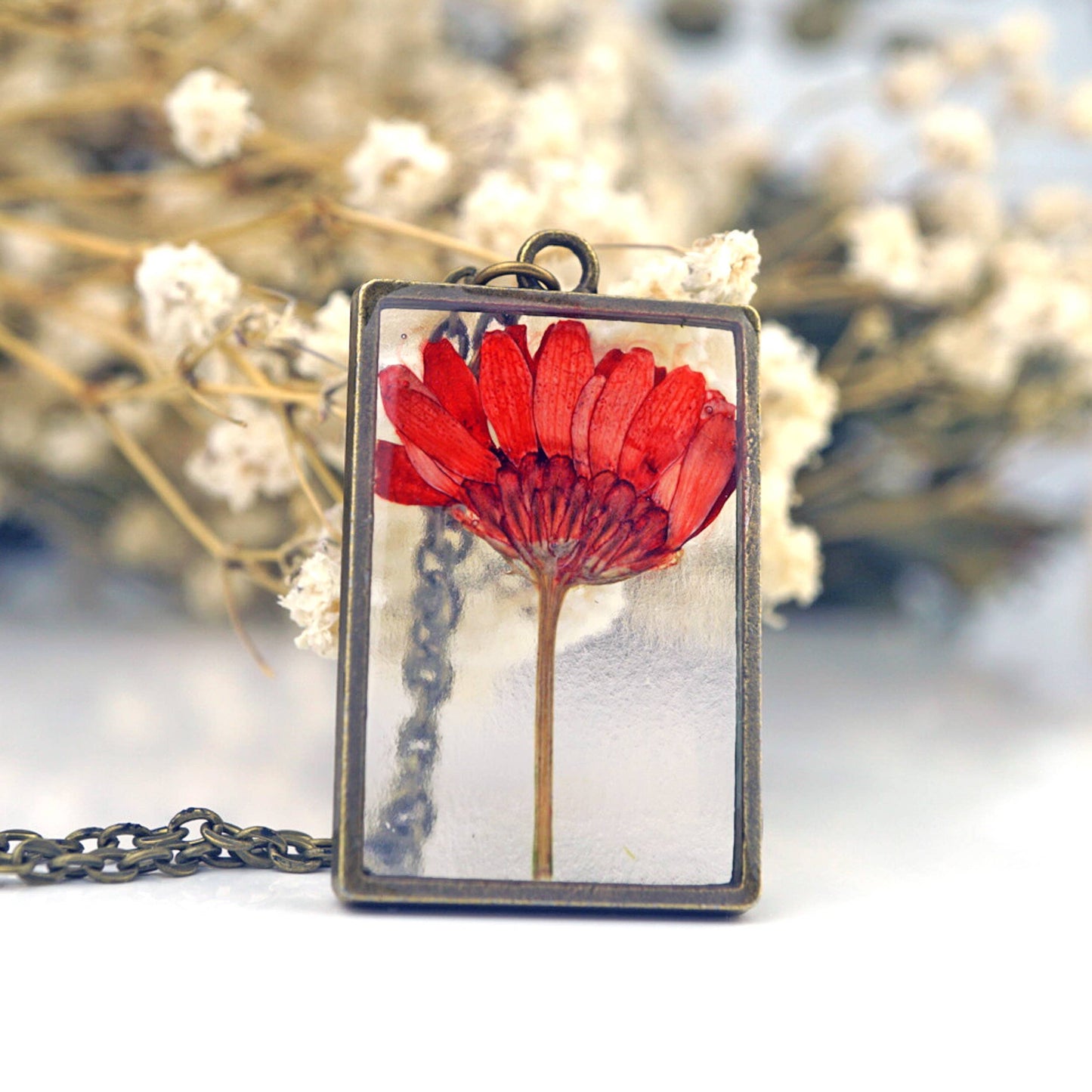 November Birth Flower Necklace