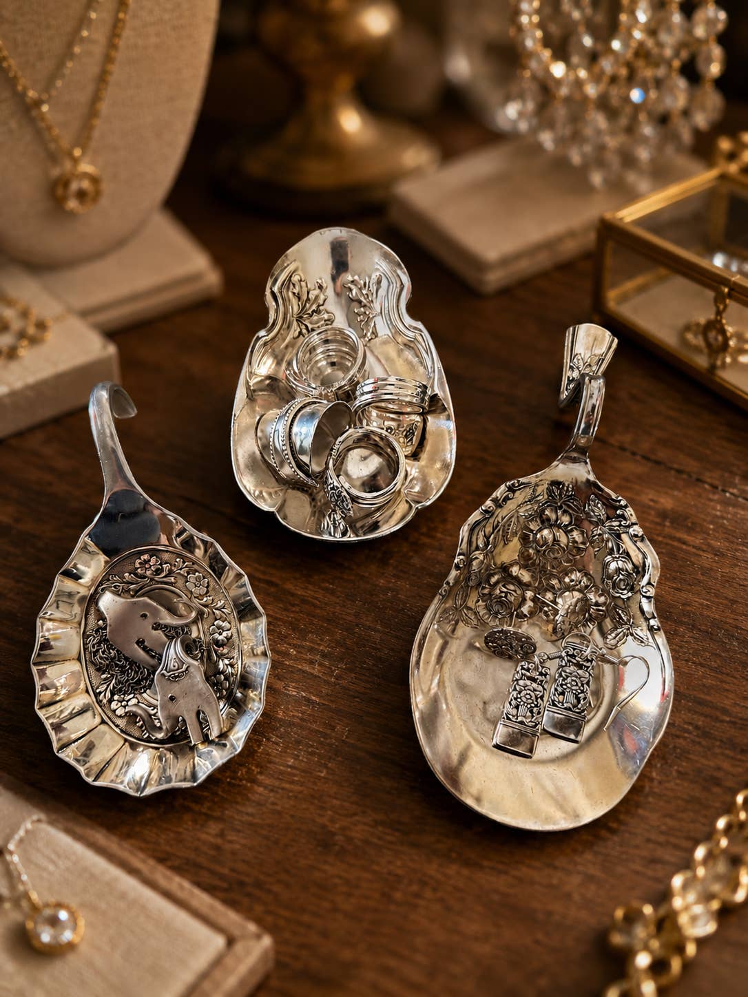 Upcycled Silverware Trinket Tray