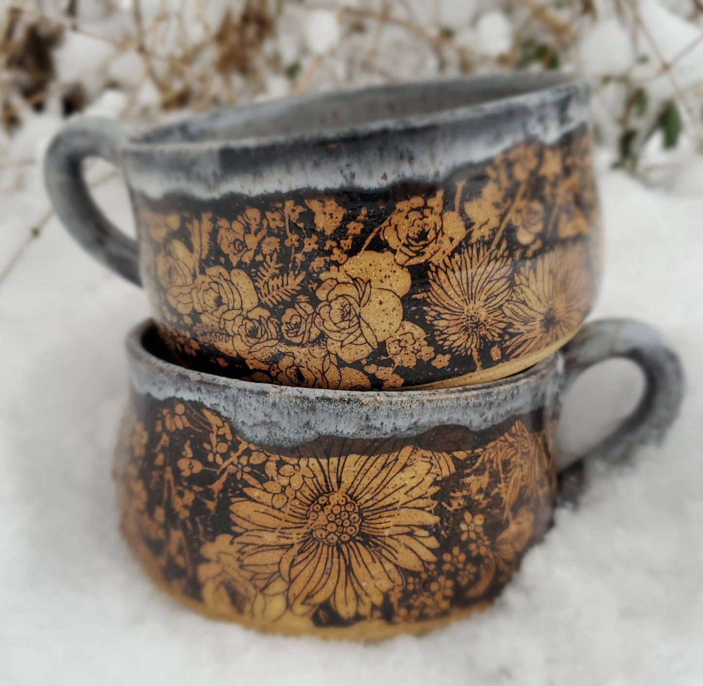 Flower Garden Soup Bowl