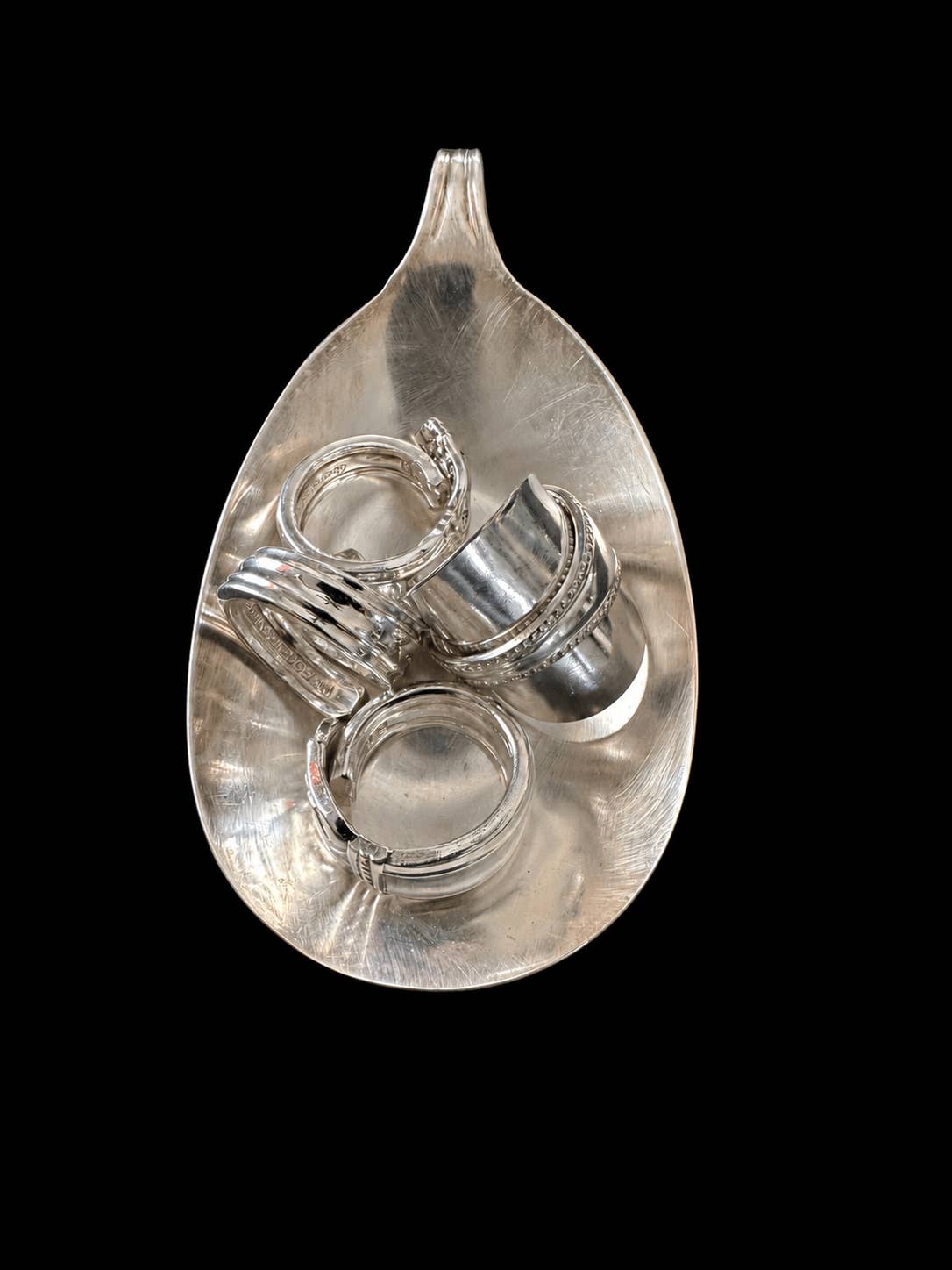 Upcycled Silverware Trinket Tray