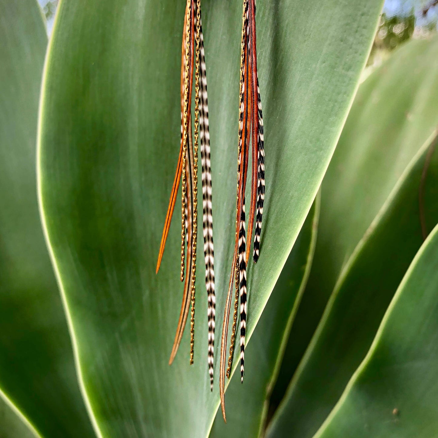 Mini Feather Earrings