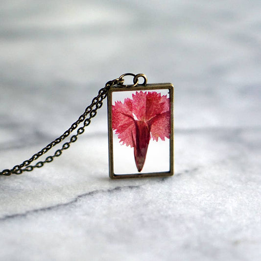 January Birth Flower Necklace