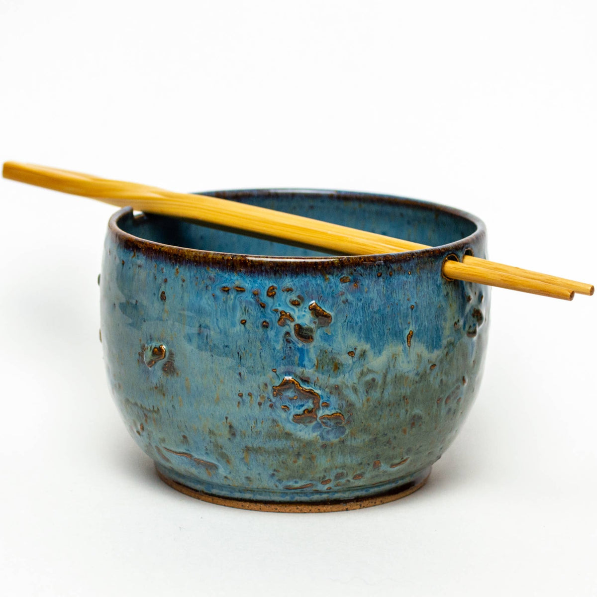 Handmade Stoneware Clay Rice/Noodle Bowl