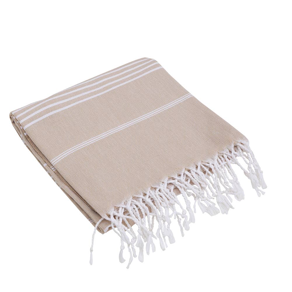 Classic Beige Turkish Towel