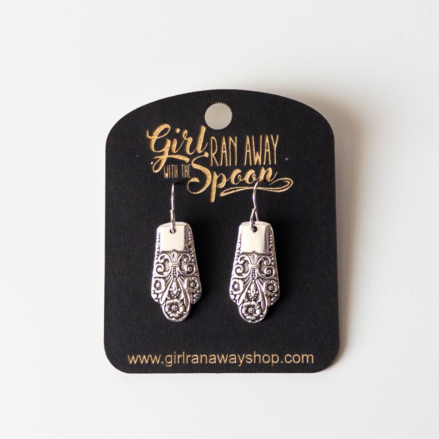 Precious Spoon Handle Earrings