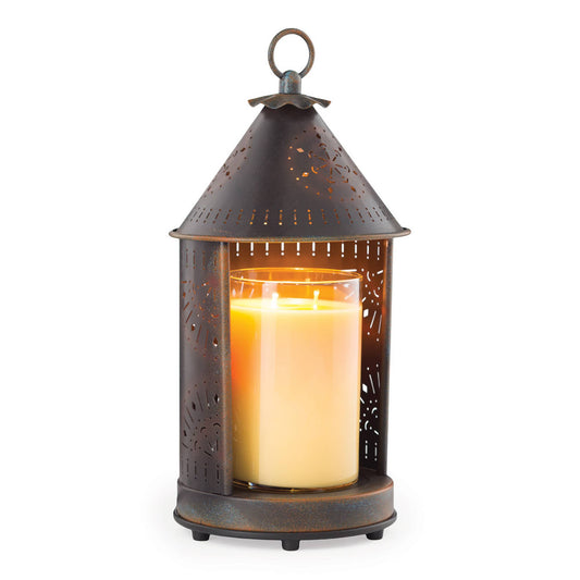 Tin Punched Candle Warmer Lantern
