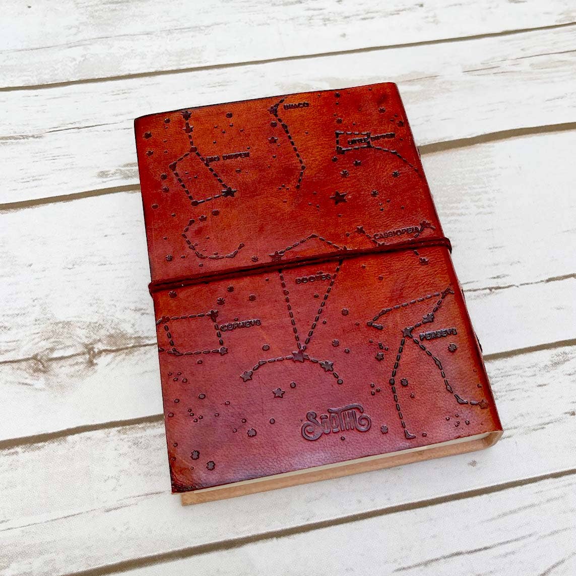 Weird And  Wonderful Leather Journal - 5x7 Lined