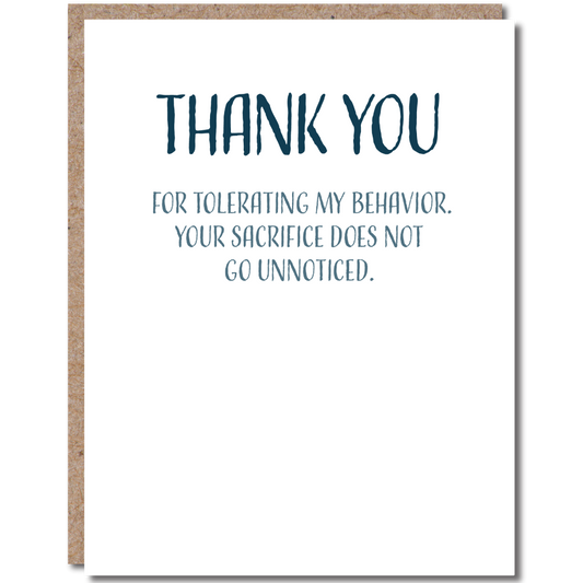 Thank You Card