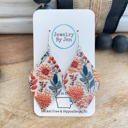 Embroidered Floral Mix