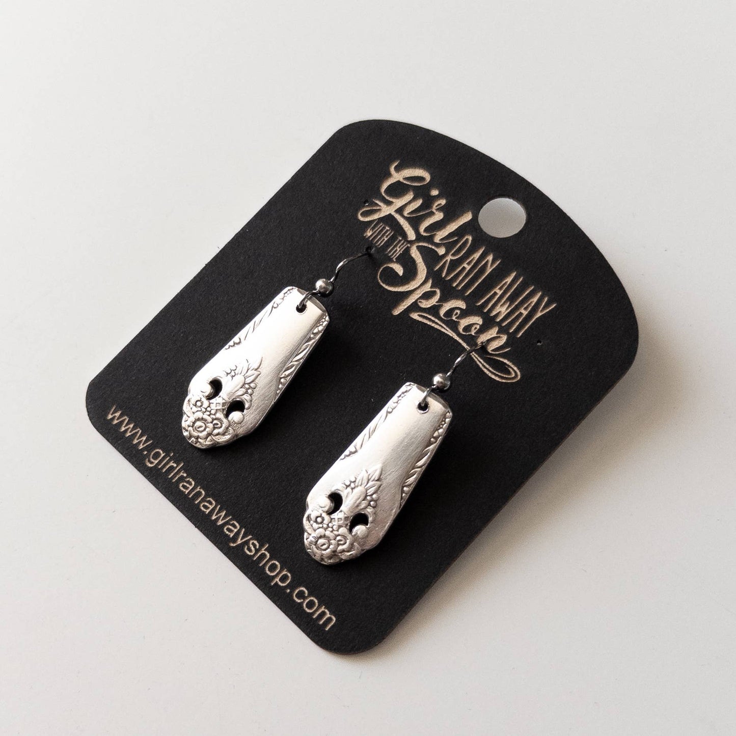 Lovely Lady Spoon Handle Earrings
