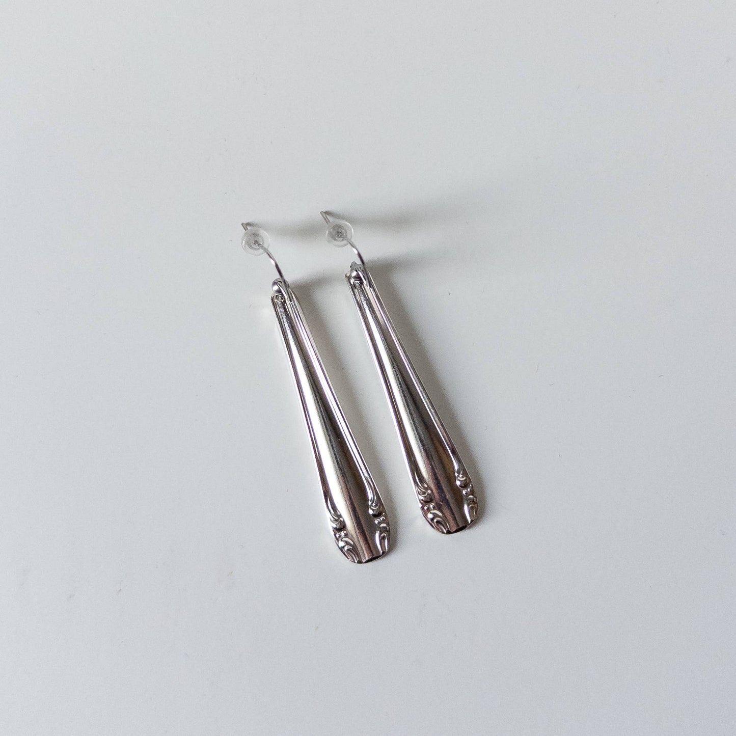 Precious Mirror Spoon Handle Earrings